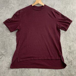 Adidas X Ivy Park Shirt Womens Small Burgundy Beyonce Short Sleeve Tee Oversized